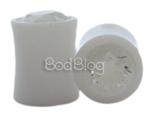 PTFE Double Flared Plugs with Gems