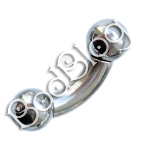 Surgical Steel Curved Barbell 6mm